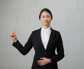 Wall Mural - businesswoman in pose