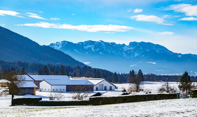 Poster - view at the blomberg mountain in Germany