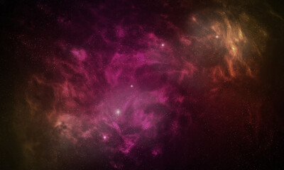 Wall Mural - Nebula galaxy modern wallpaper background 