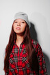 © Victor Torres/ADDICTIVE STOCK - Close-up portrait of Asian young woman with serious face