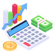 © SmashingStocks - A business accounting isometric icon