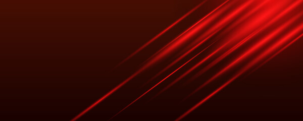 abstract red light background. illustration of abstract red and black metallic with light ray and gl