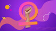 © Laura Reyero/ADDICTIVE STOCK - Feminism symbol made mixing photography and graphic design techniques. Conceptual contemporary art collage.