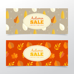 Autumn sale banners