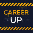 © khaled - Creative Sign (career up) design, vector illustration.
