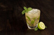 © Marta Martinez/ADDICTIVE STOCK - Closeup of a mojito with lots of ice on a table