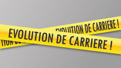 Canvas Print - Logo évolution de carrière.