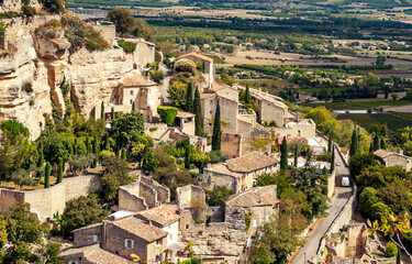 French village in nature