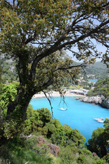 Canvas Print - Bucht bei Paleokastritsa auf Korfu