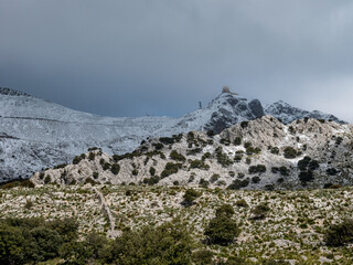 Sticker - Embassament de Cúber, Reservoir in the Serra de Tramuntana mountain range near Mallorca's highest peak.