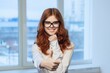 © SHOTPRIME STUDIO - female manager in the office showing thumb up Professional