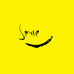 Smile icon Logo Vector Template Design