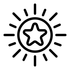 Poster - Self-esteem icon. Outline self-esteem vector icon for web design isolated on white background