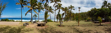 Panoramic View Of Grand Anse Reunion Beach