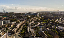 Aerial View of Ballsbridge, Dublin, Drone Photography of the Dublin Bay