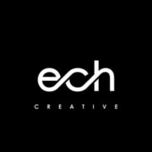ECH Letter Initial Logo Design Template Vector Illustration