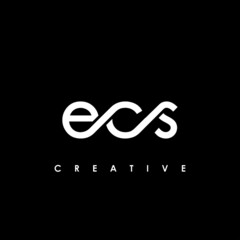 ECS Letter Initial Logo Design Template Vector Illustration