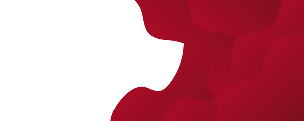 red modern 3d wave background