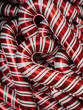 Candy cane foil party balloons background