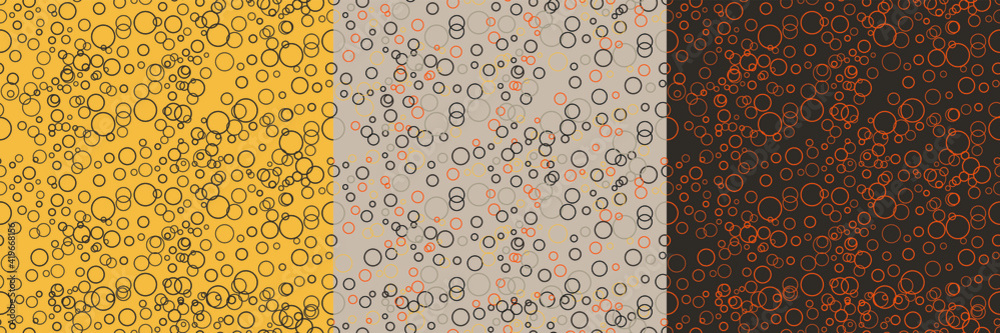 Seamless vector pattern with a lot of multi-colored little bubbles. Print for packaging design, fabric, textile, wrapping paper - obrazy, fototapety, plakaty 