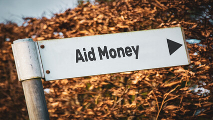 Street Sign to Aid Money