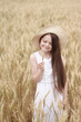 © MagicsPhotos - Cute child has fun outdoors. Little cute girl posing in the meadow.