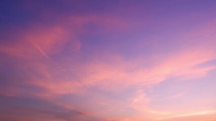 4k time lapse, beautiful sky with clouds background, weather nature cloud blue and sunrise.