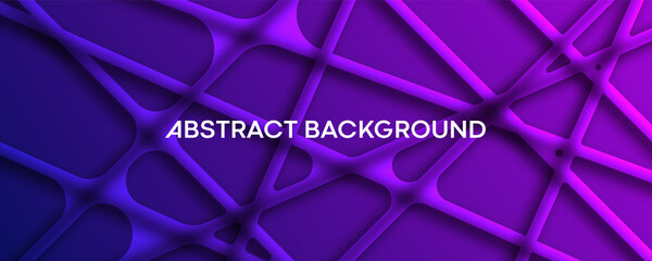 Aufkleber - Abstract gradient 3d futuristic background design . 3D vector illustration . 