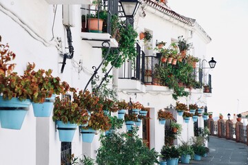 Canvas Print - White Village, Mijas, Spain