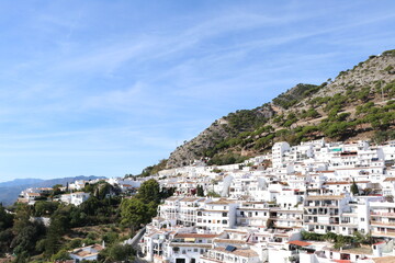 Canvas Print - White Village, Mijas, Spain