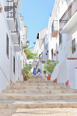 Canvas Print - White Village, Frigiliana, Spain