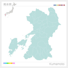  熊本県・Kumamoto（市町村・区分け）