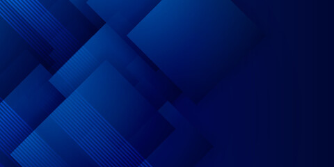 modern abstract blue square background with 3d concept. modern blue abstract presentation background