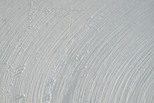 White Marble Texture. Furrows On Cross Section Cut Stone. Concentric Circles On Cut Stone Material
