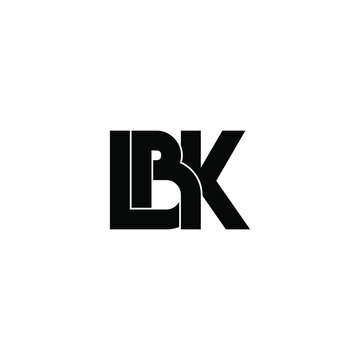 lbk letter original monogram logo design