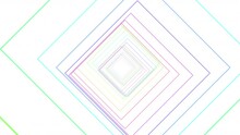 Tube Neon Lines Rainbow Colored Background Looped Animation