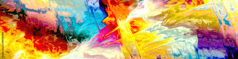 abstract colors painting digital - obrazy, fototapety, plakaty 