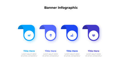 Poster - Abstract infographics number options template. Vector illustration. Can be used for workflow layout, diagram, business step options, banner and web design
