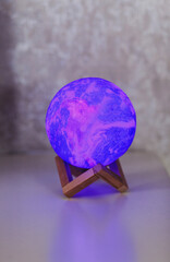 glowing moon lamp