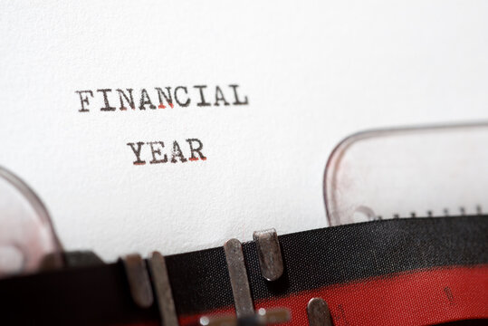 Financial year text