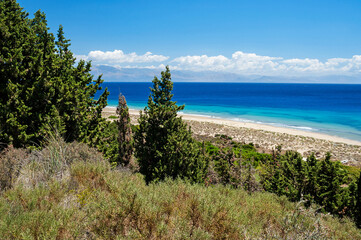 Wall Mural - Greece Erikoussa Island, Ionian Islands, Europe, Corfu district, Brakini beach