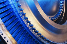 Structural Element Of A Gas Turbine With Blades For Aviation And Power Generation.