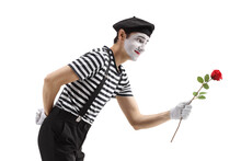 Mime Giving A Red Rose