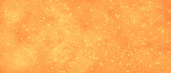 Wall Mural - orange warm cute light childish romantic background with grain, polka dots