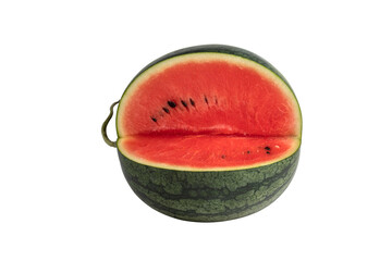 Wall Mural - Fresh ripe striped watermelon with seeds