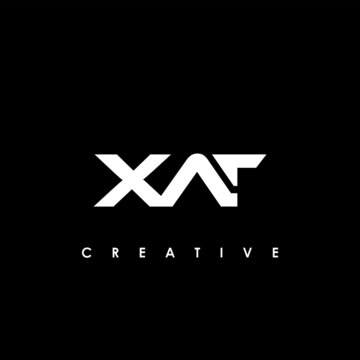 XAT Letter Initial Logo Design Template Vector Illustration
