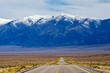 USA, Nevada. Loneliest Road in America, U.S. Highway 50, Lincoln Highway, Toiyabe Mountains