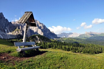 Sticker - Dantercerpies in den Dolomiten