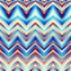 Leinwandbilder - Seamless vector pattern. Blur defocused chevron pattern in grunge style.