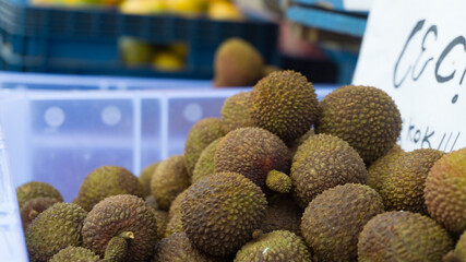 Traditional Tasty Healthy Jackfruit in the Market